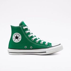 NWT Green high top converse